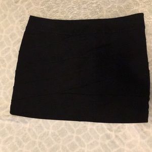 Express black mini skirt